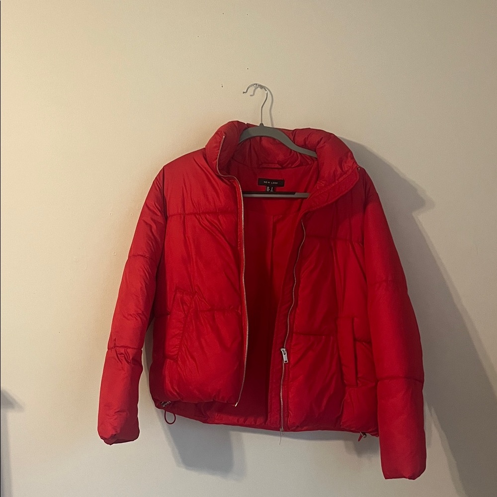 New Look Red Puffer Jacket